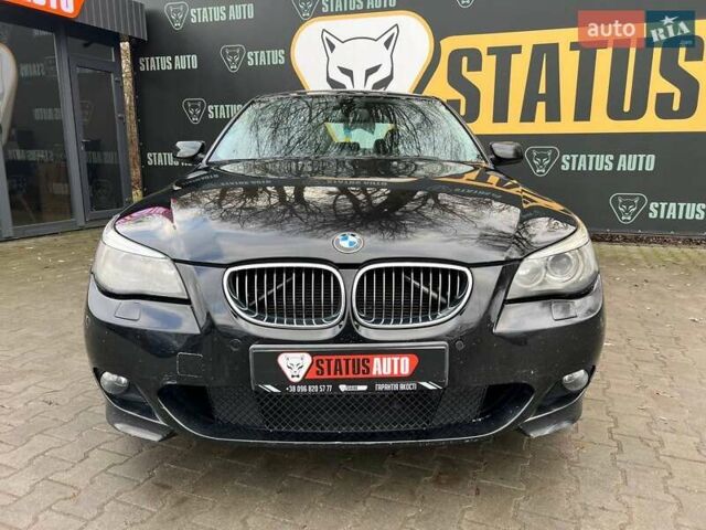 Чорний БМВ 5 Серія, об'ємом двигуна 3 л та пробігом 148 тис. км за 8100 $, фото 1 на Automoto.ua