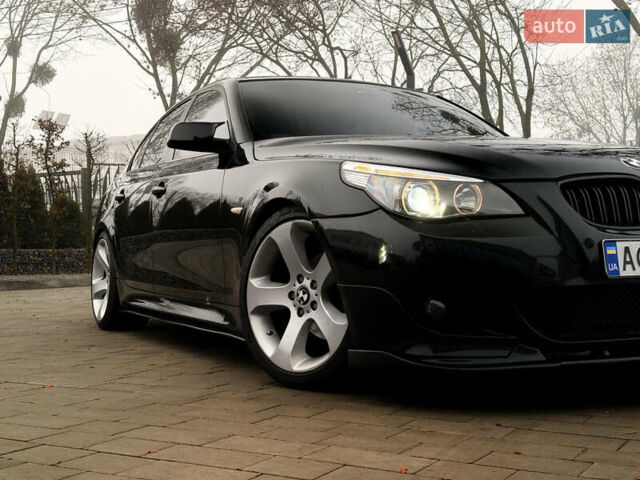 Черный БМВ 5 Серия, объемом двигателя 2.5 л и пробегом 220 тыс. км за 6750 $, фото 5 на Automoto.ua
