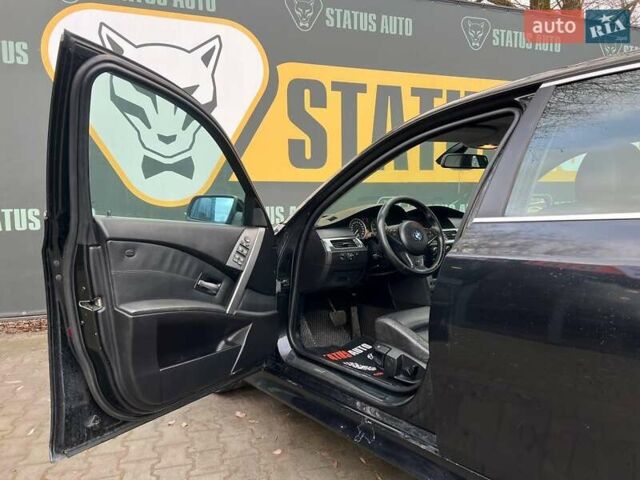 Чорний БМВ 5 Серія, об'ємом двигуна 3 л та пробігом 148 тис. км за 8100 $, фото 10 на Automoto.ua