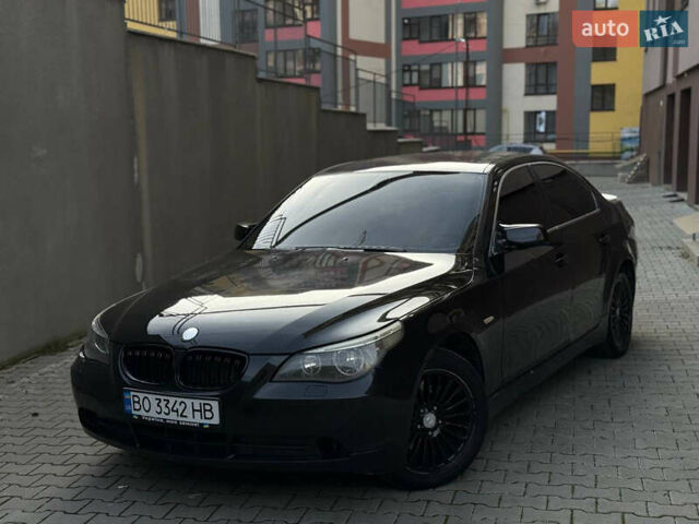 Черный БМВ 5 Серия, объемом двигателя 2.5 л и пробегом 330 тыс. км за 6999 $, фото 1 на Automoto.ua