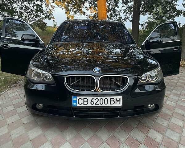 Черный БМВ 5 Серия, объемом двигателя 3 л и пробегом 360 тыс. км за 7500 $, фото 3 на Automoto.ua