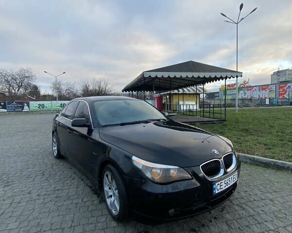 Черный БМВ 5 Серия, объемом двигателя 2.5 л и пробегом 374 тыс. км за 7300 $, фото 3 на Automoto.ua