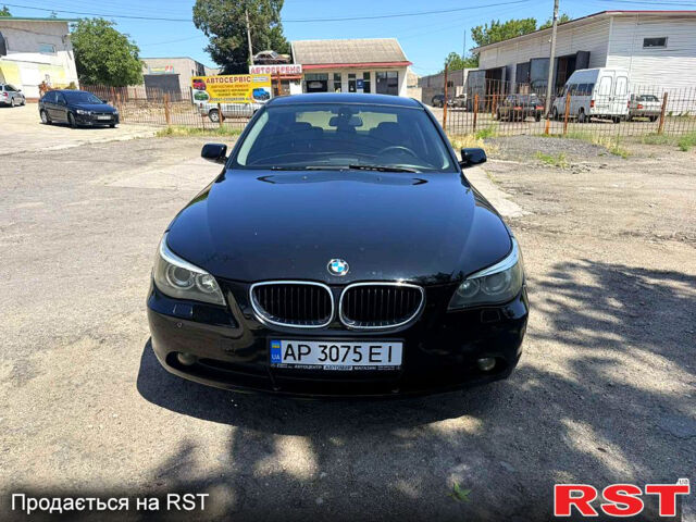 Черный БМВ 5 Серия, объемом двигателя 2.2 л и пробегом 340 тыс. км за 6800 $, фото 1 на Automoto.ua