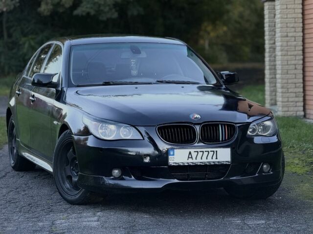 Черный БМВ 5 Серия, объемом двигателя 3 л и пробегом 380 тыс. км за 6700 $, фото 1 на Automoto.ua