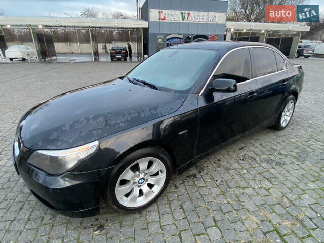 Черный БМВ 5 Серия, объемом двигателя 2.5 л и пробегом 374 тыс. км за 7300 $, фото 4 на Automoto.ua