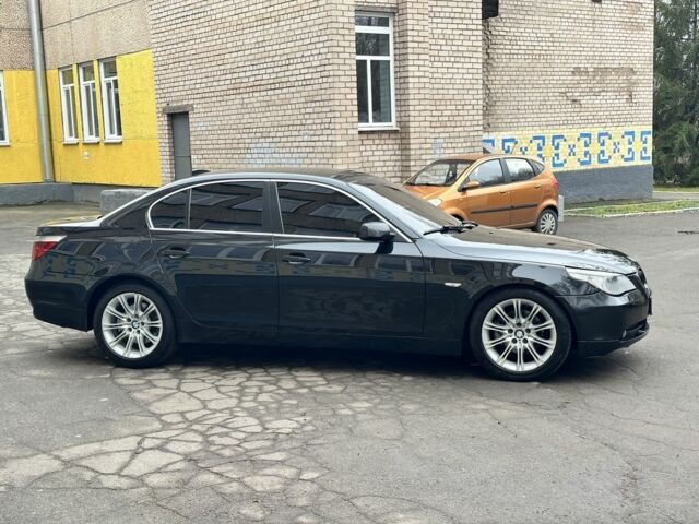 Черный БМВ 5 Серия, объемом двигателя 2.5 л и пробегом 252 тыс. км за 7800 $, фото 1 на Automoto.ua
