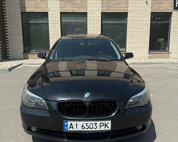 Черный БМВ 5 Серия, объемом двигателя 2.5 л и пробегом 335 тыс. км за 9200 $, фото 1 на Automoto.ua