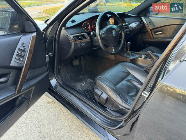 Черный БМВ 5 Серия, объемом двигателя 2.5 л и пробегом 327 тыс. км за 5999 $, фото 9 на Automoto.ua