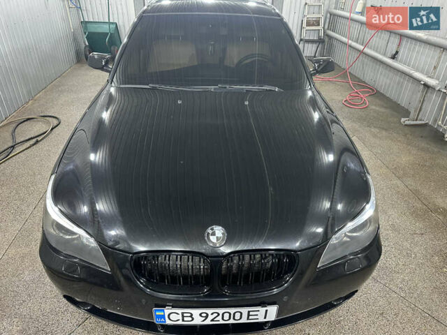 Черный БМВ 5 Серия, объемом двигателя 3 л и пробегом 389 тыс. км за 7800 $, фото 2 на Automoto.ua