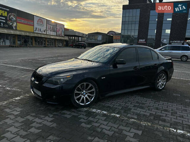 Черный БМВ 5 Серия, объемом двигателя 3 л и пробегом 450 тыс. км за 8900 $, фото 2 на Automoto.ua