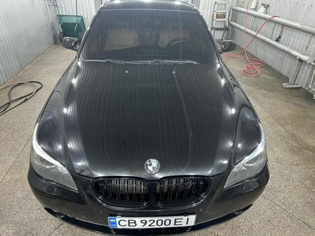 Черный БМВ 5 Серия, объемом двигателя 3 л и пробегом 389 тыс. км за 7800 $, фото 2 на Automoto.ua