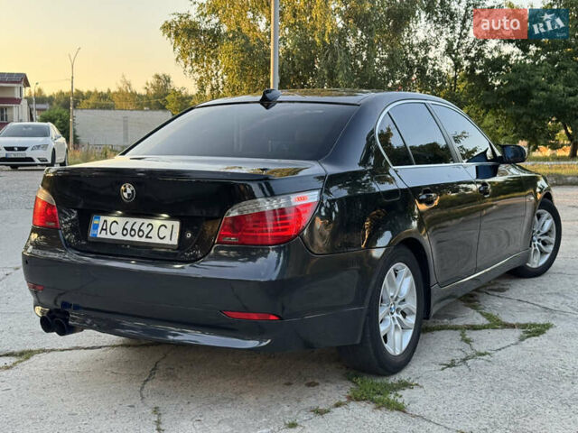 Черный БМВ 5 Серия, объемом двигателя 2.5 л и пробегом 327 тыс. км за 5999 $, фото 4 на Automoto.ua