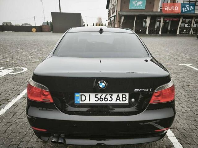 Черный БМВ 5 Серия, объемом двигателя 2.5 л и пробегом 196 тыс. км за 7700 $, фото 2 на Automoto.ua