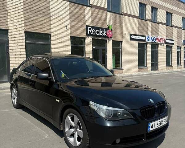 Черный БМВ 5 Серия, объемом двигателя 2.5 л и пробегом 335 тыс. км за 9200 $, фото 2 на Automoto.ua
