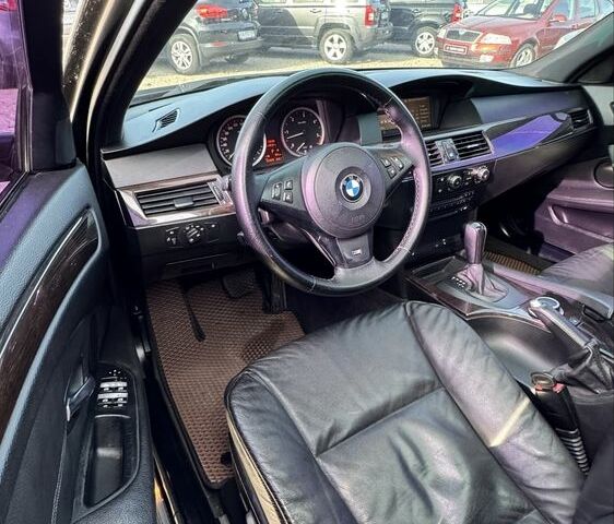 БМВ 5 Серия 2007 в Кропивницком (Кировограде) на Automoto.ua Черный БМВ 5 Серия, объемом двигателя 2.5 л и пробегом 243 тыс. км за 9900 $, фото 9 на Automoto.ua