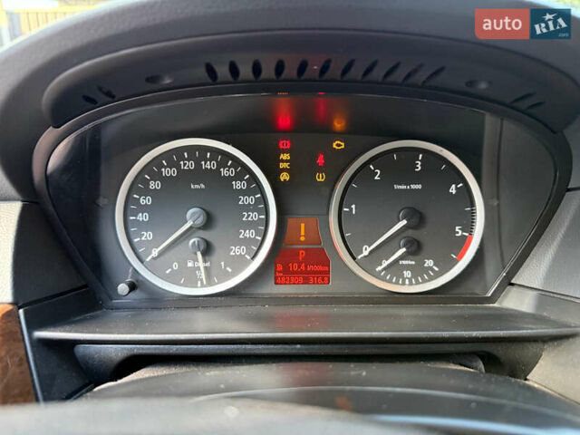 Черный БМВ 5 Серия, объемом двигателя 2.5 л и пробегом 482 тыс. км за 8500 $, фото 3 на Automoto.ua