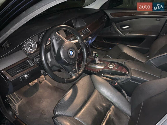 Чорний БМВ 5 Серія, об'ємом двигуна 3 л та пробігом 250 тис. км за 9300 $, фото 5 на Automoto.ua