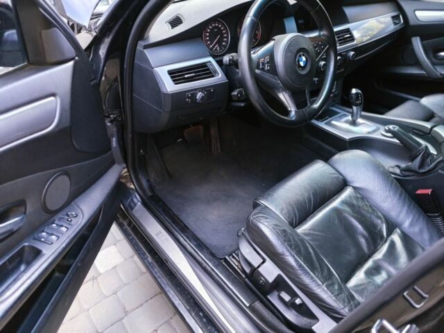 Черный БМВ 5 Серия, объемом двигателя 3 л и пробегом 400 тыс. км за 10500 $, фото 10 на Automoto.ua