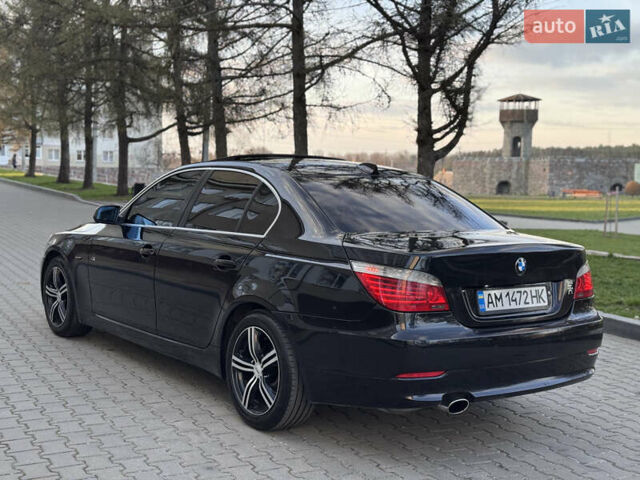 Черный БМВ 5 Серия, объемом двигателя 2 л и пробегом 347 тыс. км за 8500 $, фото 4 на Automoto.ua