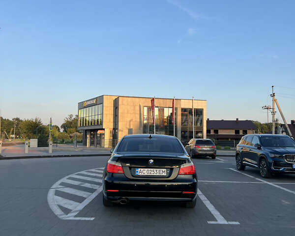 Черный БМВ 5 Серия, объемом двигателя 2 л и пробегом 383 тыс. км за 7400 $, фото 4 на Automoto.ua