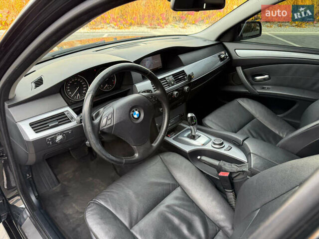 Черный БМВ 5 Серия, объемом двигателя 3 л и пробегом 295 тыс. км за 9500 $, фото 45 на Automoto.ua