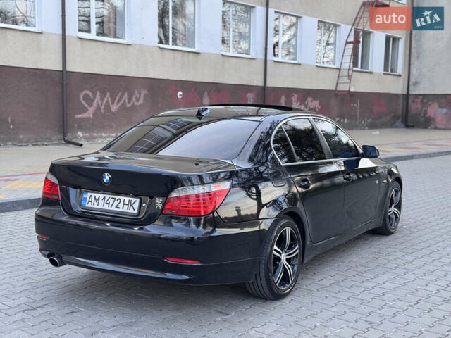 Черный БМВ 5 Серия, объемом двигателя 2 л и пробегом 347 тыс. км за 8500 $, фото 6 на Automoto.ua