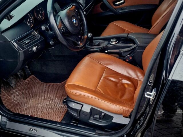 Черный БМВ 5 Серия, объемом двигателя 2 л и пробегом 413 тыс. км за 8500 $, фото 2 на Automoto.ua