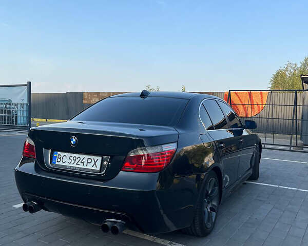Черный БМВ 5 Серия, объемом двигателя 2 л и пробегом 341 тыс. км за 10700 $, фото 3 на Automoto.ua
