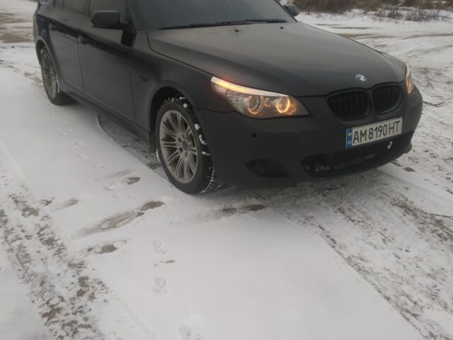 Чорний БМВ 5 Серія, об'ємом двигуна 2 л та пробігом 378 тис. км за 9300 $, фото 3 на Automoto.ua