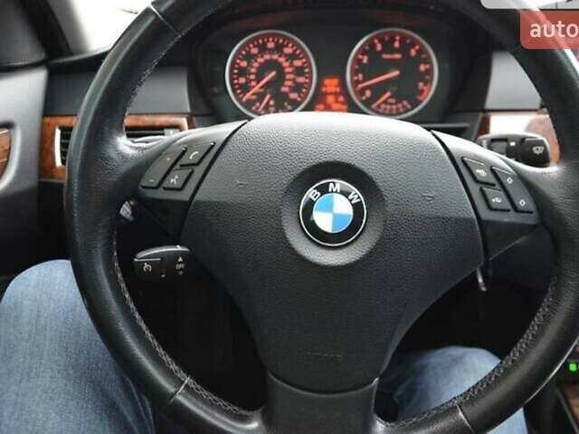 Чорний БМВ 5 Серія, об'ємом двигуна 3 л та пробігом 360 тис. км за 9200 $, фото 23 на Automoto.ua