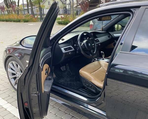 Черный БМВ 5 Серия, объемом двигателя 2.99 л и пробегом 315 тыс. км за 10500 $, фото 10 на Automoto.ua