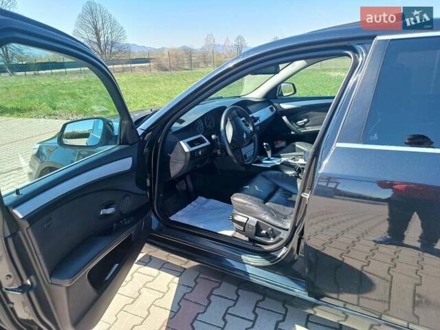 Черный БМВ 5 Серия, объемом двигателя 3 л и пробегом 240 тыс. км за 10500 $, фото 2 на Automoto.ua