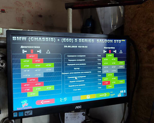 Черный БМВ 5 Серия, объемом двигателя 2 л и пробегом 324 тыс. км за 10700 $, фото 126 на Automoto.ua