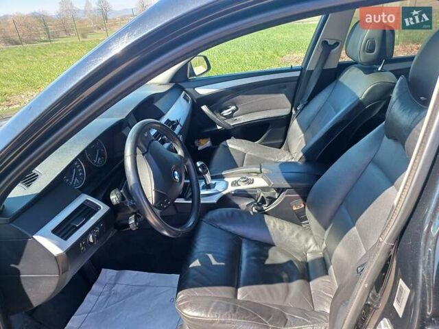 Черный БМВ 5 Серия, объемом двигателя 3 л и пробегом 240 тыс. км за 10500 $, фото 3 на Automoto.ua