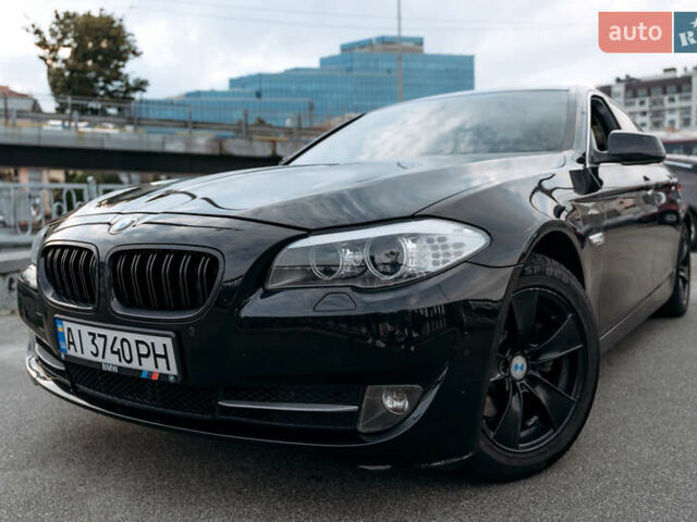 Черный БМВ 5 Серия, объемом двигателя 2 л и пробегом 240 тыс. км за 13200 $, фото 3 на Automoto.ua