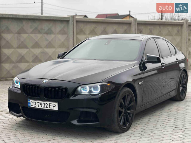 Черный БМВ 5 Серия, объемом двигателя 3 л и пробегом 225 тыс. км за 10500 $, фото 2 на Automoto.ua