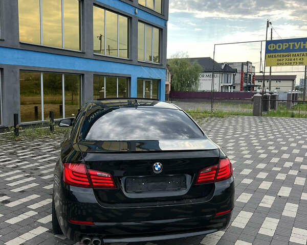 Черный БМВ 5 Серия, объемом двигателя 2 л и пробегом 240 тыс. км за 13800 $, фото 4 на Automoto.ua