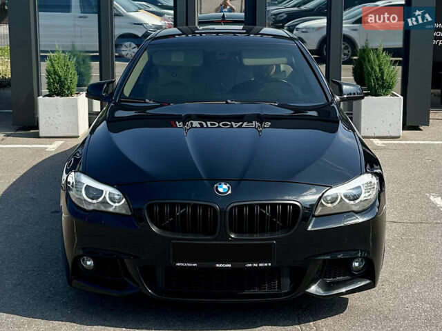 Черный БМВ 5 Серия, объемом двигателя 3 л и пробегом 202 тыс. км за 12899 $, фото 1 на Automoto.ua