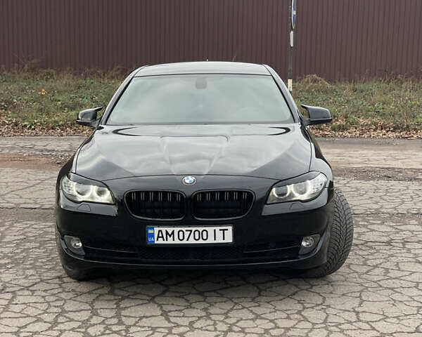 Черный БМВ 5 Серия, объемом двигателя 2 л и пробегом 313 тыс. км за 13499 $, фото 5 на Automoto.ua