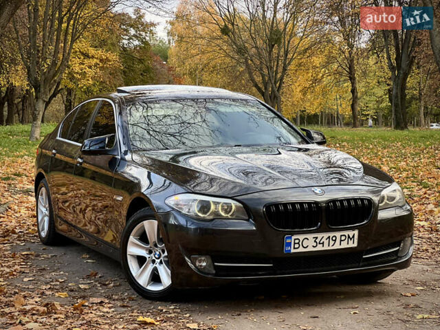 Чорний БМВ 5 Серія, об'ємом двигуна 3 л та пробігом 276 тис. км за 10999 $, фото 1 на Automoto.ua