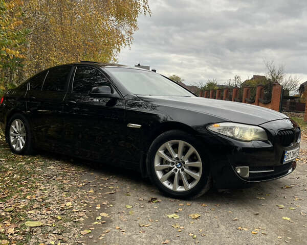 Черный БМВ 5 Серия, объемом двигателя 2 л и пробегом 370 тыс. км за 13300 $, фото 1 на Automoto.ua