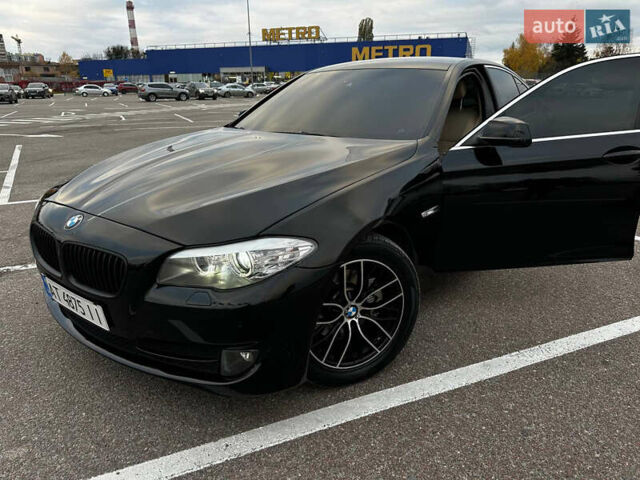 Черный БМВ 5 Серия, объемом двигателя 2 л и пробегом 261 тыс. км за 13500 $, фото 1 на Automoto.ua