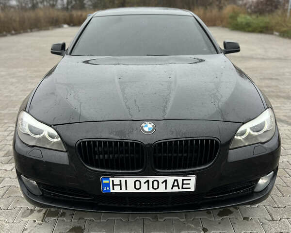 Черный БМВ 5 Серия, объемом двигателя 2 л и пробегом 192 тыс. км за 12700 $, фото 1 на Automoto.ua