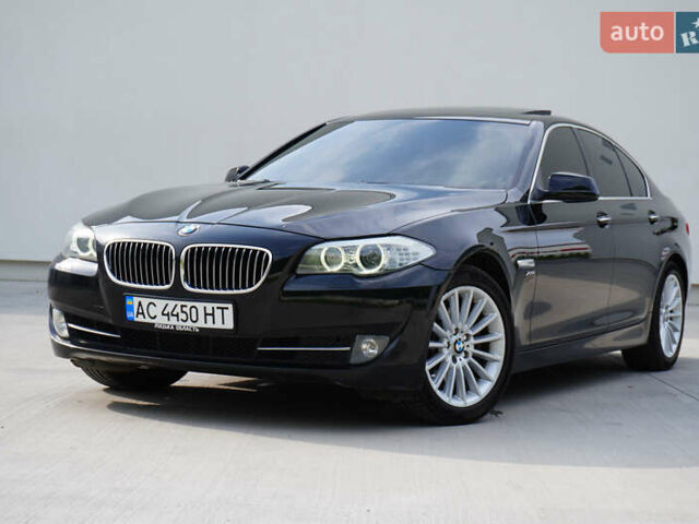 Черный БМВ 5 Серия, объемом двигателя 3 л и пробегом 215 тыс. км за 15850 $, фото 2 на Automoto.ua