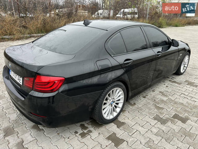 Черный БМВ 5 Серия, объемом двигателя 2 л и пробегом 192 тыс. км за 12700 $, фото 4 на Automoto.ua
