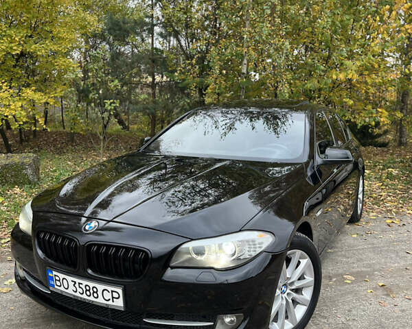 Черный БМВ 5 Серия, объемом двигателя 2 л и пробегом 370 тыс. км за 13300 $, фото 5 на Automoto.ua