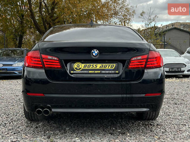 Черный БМВ 5 Серия, объемом двигателя 2 л и пробегом 217 тыс. км за 10700 $, фото 4 на Automoto.ua