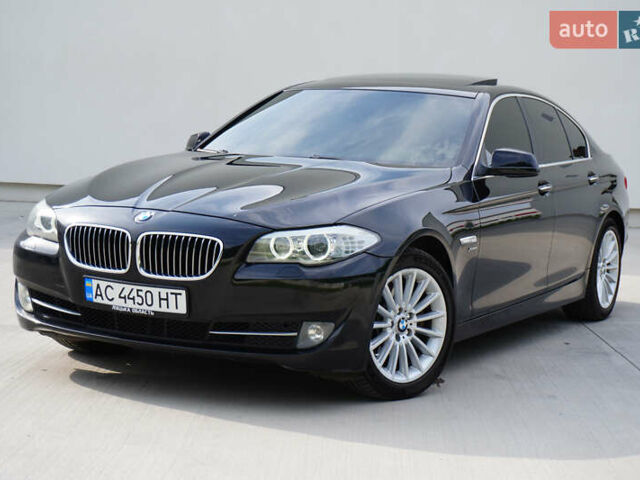 Черный БМВ 5 Серия, объемом двигателя 3 л и пробегом 215 тыс. км за 15850 $, фото 1 на Automoto.ua