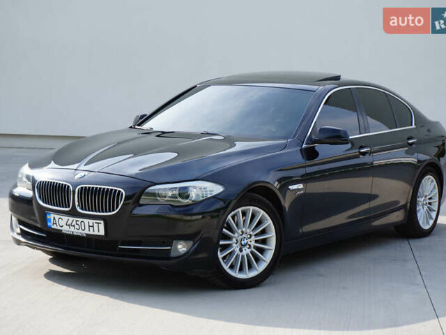 Черный БМВ 5 Серия, объемом двигателя 3 л и пробегом 215 тыс. км за 15850 $, фото 60 на Automoto.ua