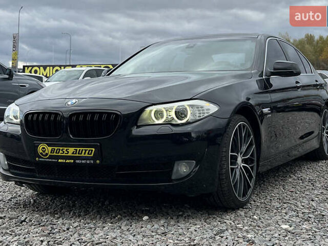 Черный БМВ 5 Серия, объемом двигателя 2 л и пробегом 217 тыс. км за 10700 $, фото 2 на Automoto.ua
